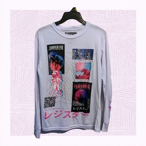 EUC RGSTR Vaporware Aesthetics like Long Sleeve Shirt Size Small